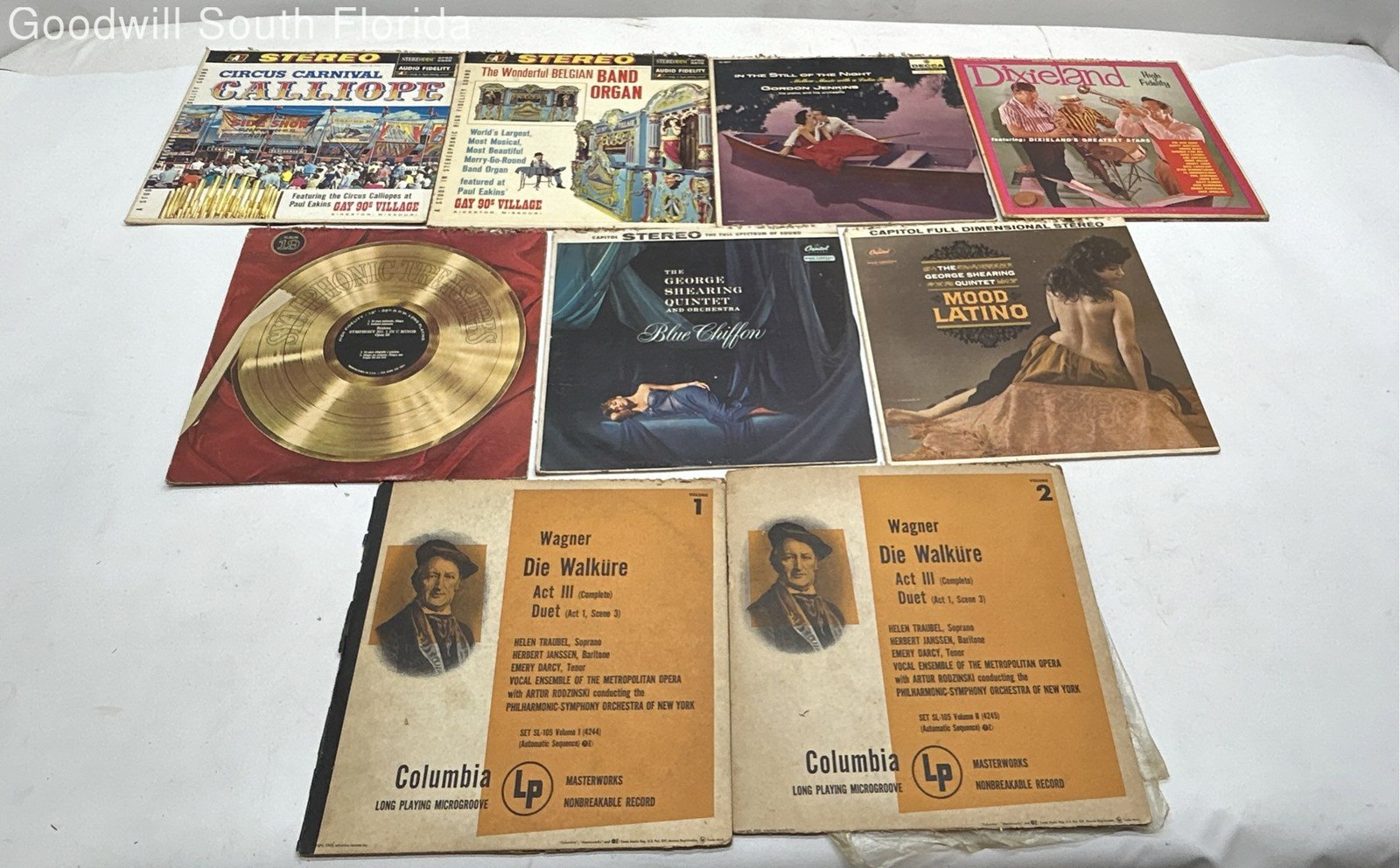 Lot Of 9 Pcs Assorted Music Albums Multiple Genre Mixed Vinyl Records With Cover