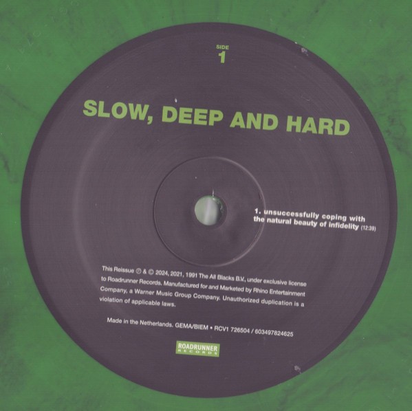 Type O Negative – Slow, Deep And Hard [Green&Black marble LP] (2vinyl)