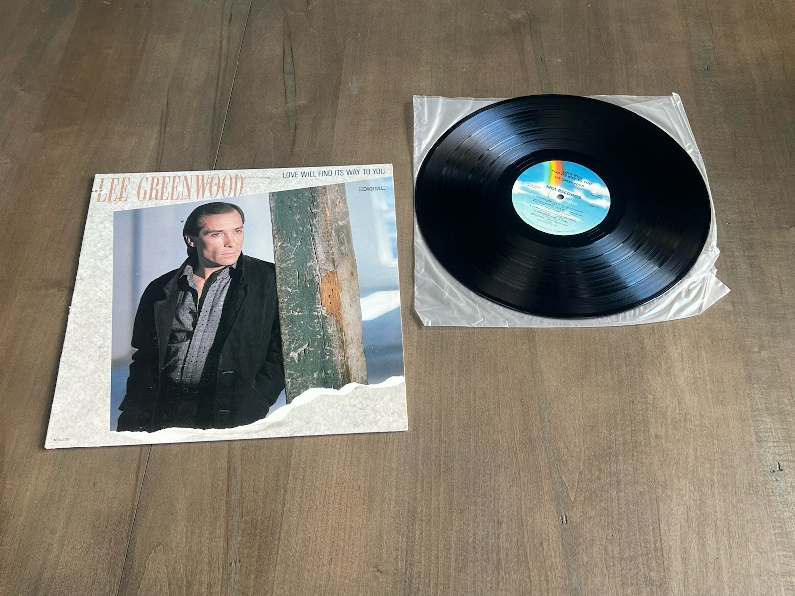 Lee Greenwood Love Will Find Its Way To You LP MCA-5770 VG+ Nashville Country