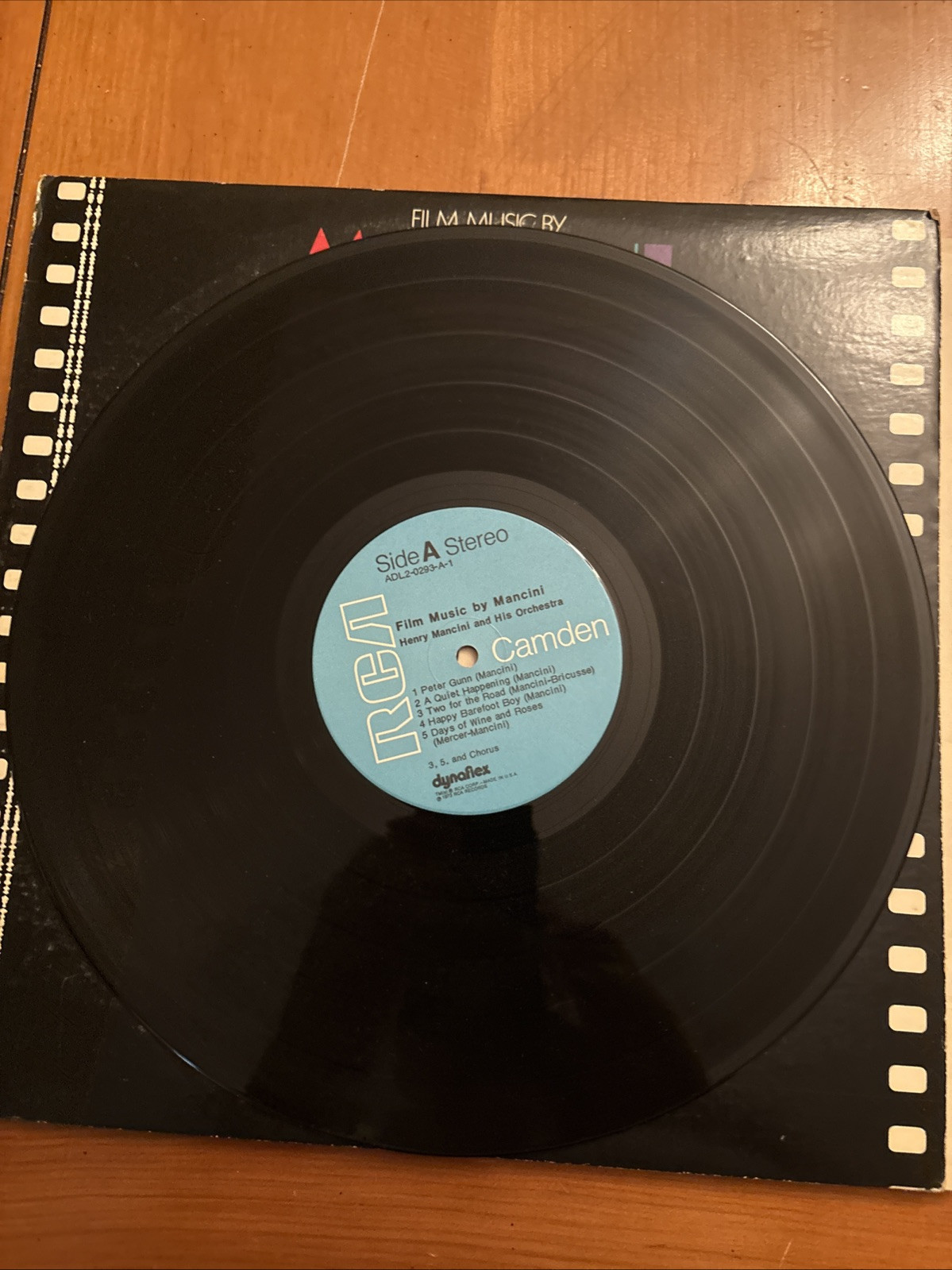 RCA CAMDEN 2 LP RECORD/HENRY MANCINI/FILM MUSIC BY MANCINI/ EX VINYL JAZZ