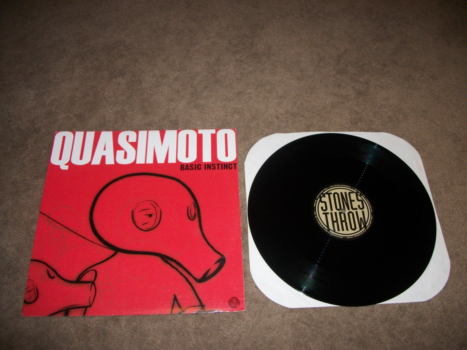 Quasimoto Basic Instinct 12″ – 2000 Stones Throw – EX VINYL