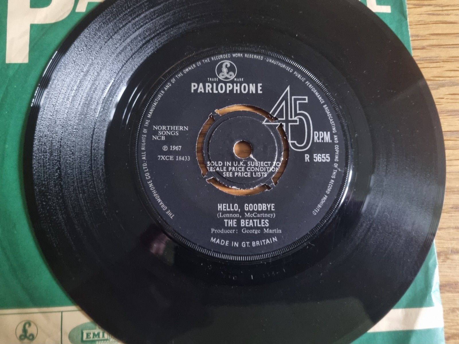The Beatles – Hello, Goodbye / I Am The Walrus Decca Contract 1967 Parlophone 7″