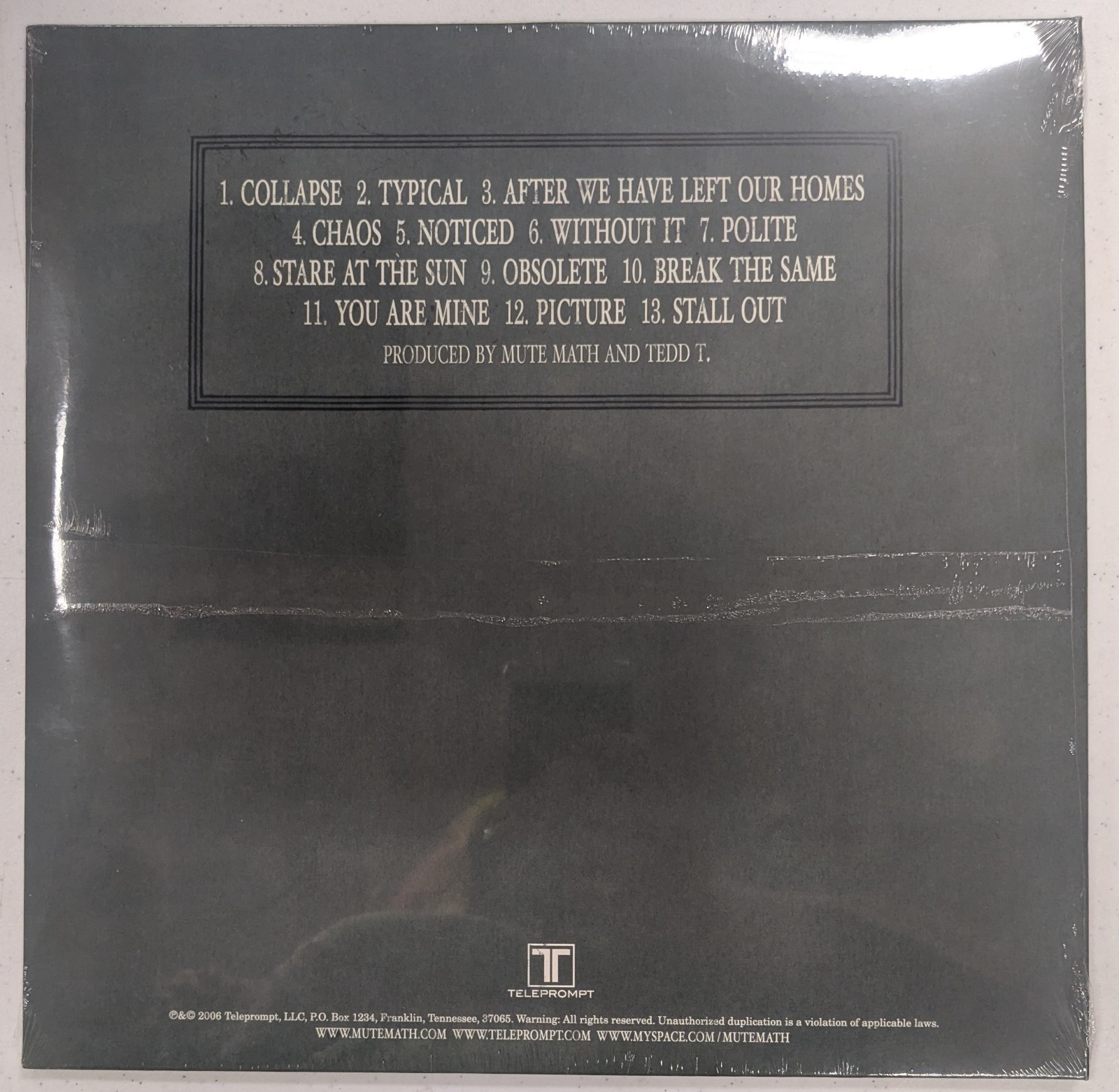 MUTEMATH – Mutemath 2LP SEALED 2006 First Pressing – Limited To 1,000!