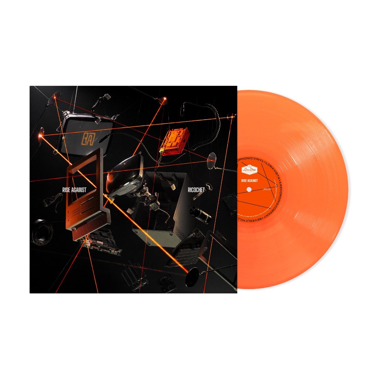 Rise Against – Ricochet (Indie Exclusive Neon Orange VINYL) – PUNK *NEW/COLOR*