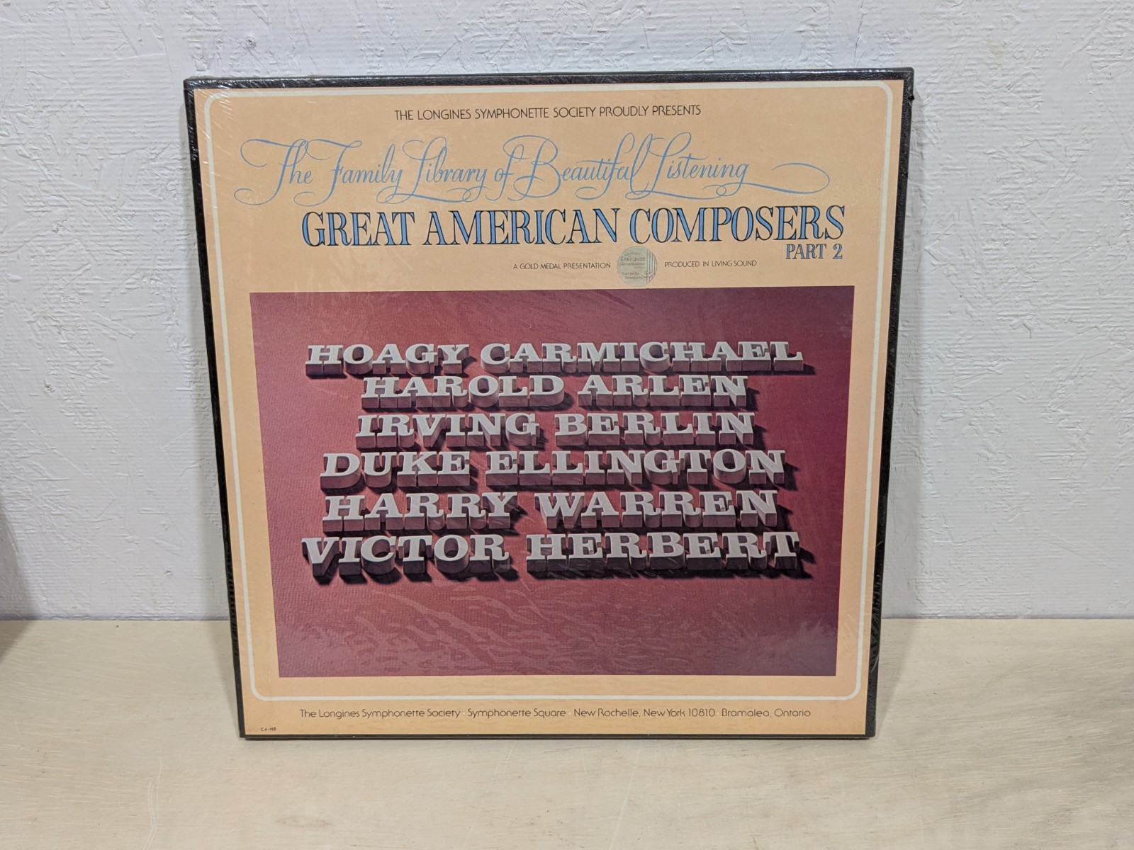 Sealed Great American Composers Part 2 Vinyl 3 LP Box Set Longines Symphonette