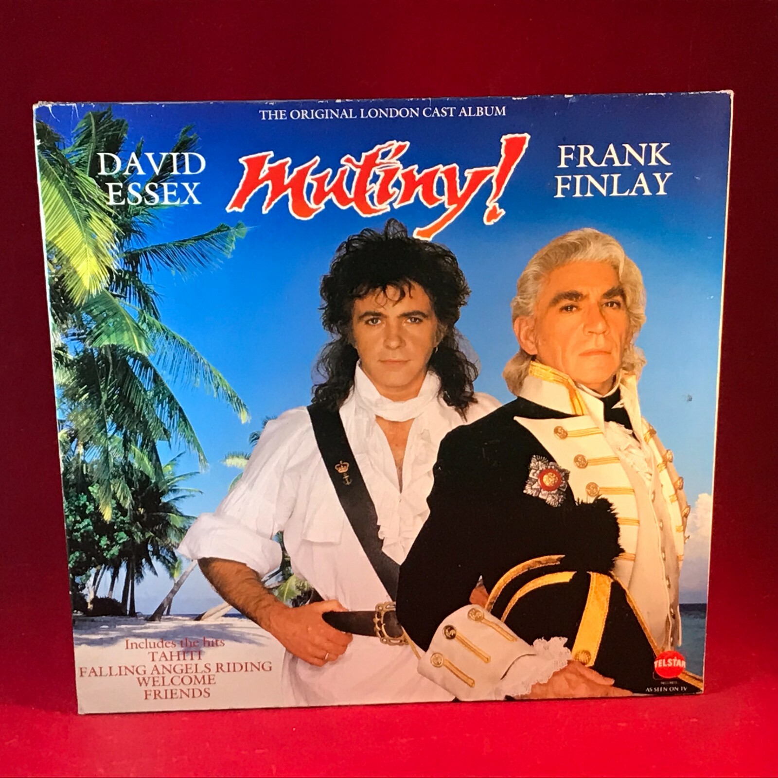 DAVID ESSEX Mutiny 1985 UK VINYL LP Tahiti Frank Finlay telstar Soundtrack OST