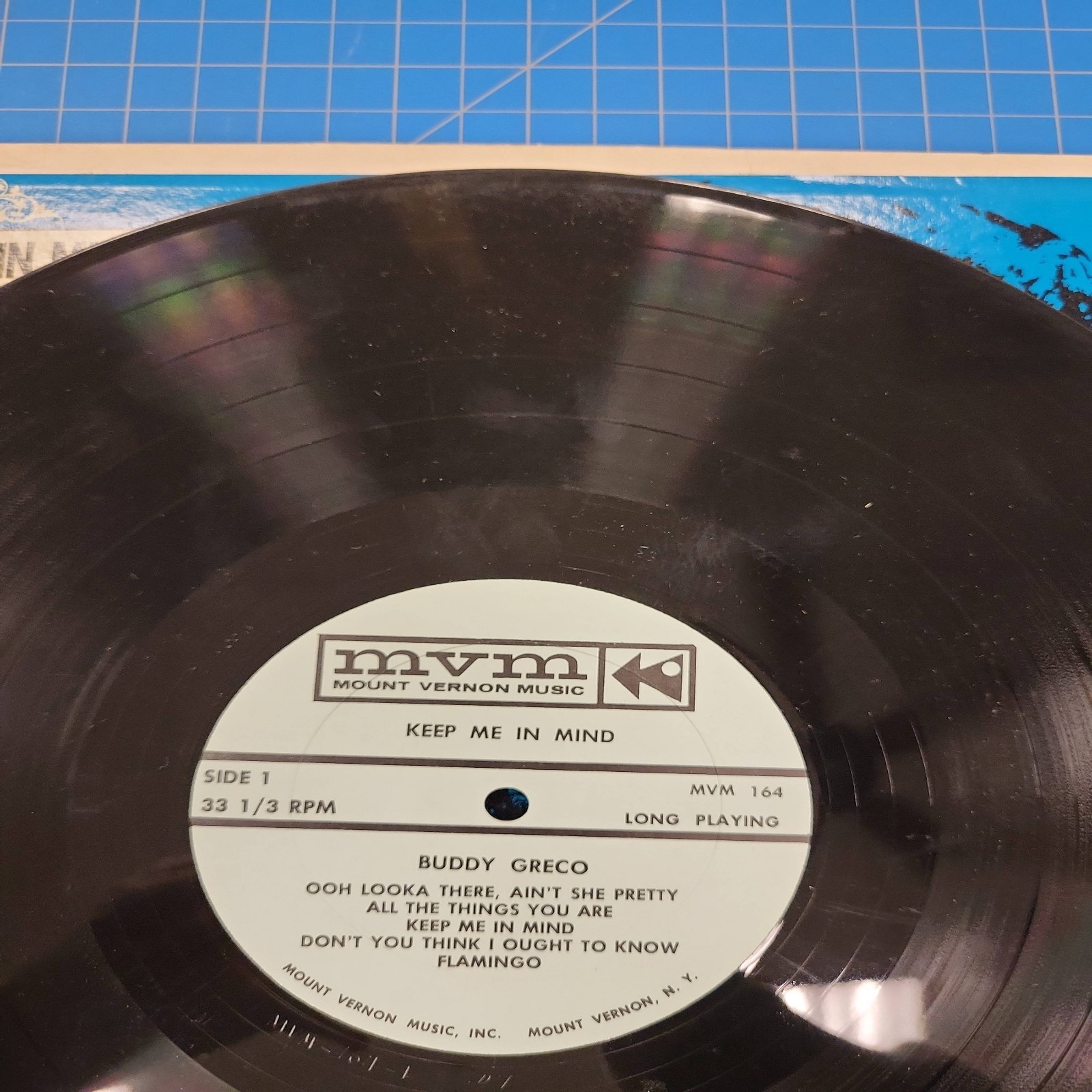 Buddy Greco Keep Me In Mind Vinyl LP MVM 164 Mount Vernon Music Jazz Pop Vocal