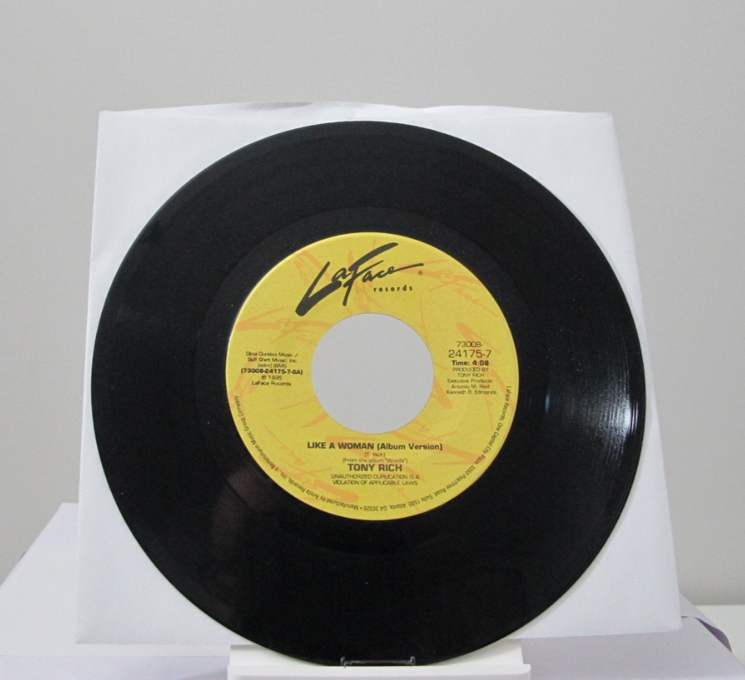 45 RECORD – TONY RICH – LIKE A WOMAN