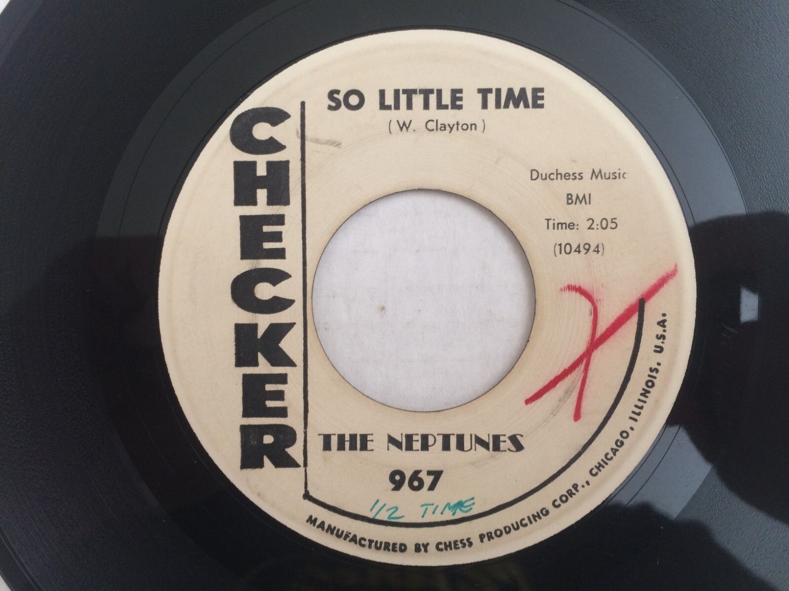 ’61 Doo Wop R&B 45 NEPTUNES So Little Time/She’ll Understand CHECKER hear