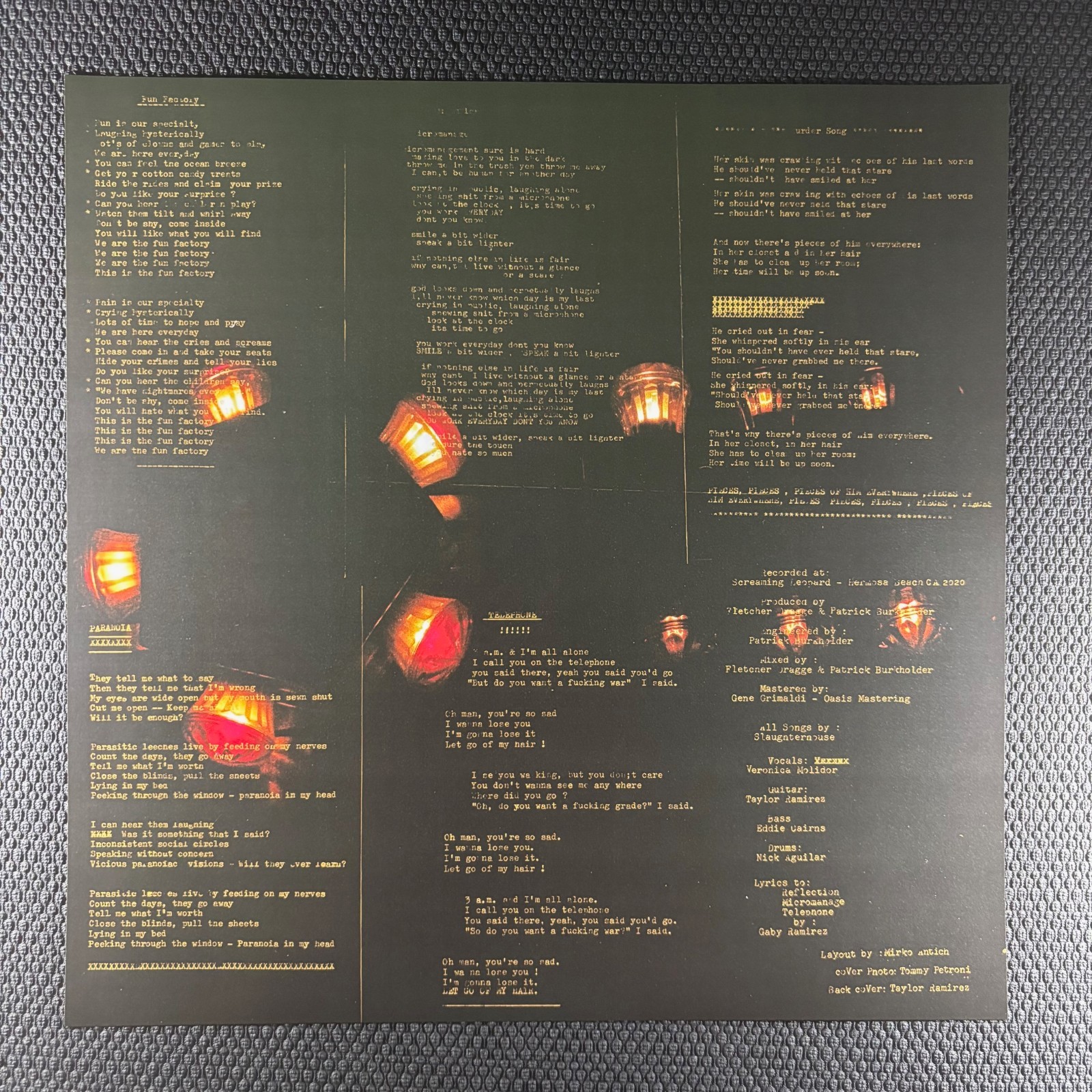 SLAUGHTERHOUSE – Fun Factory (LP) Debut Record / Green Vinyl / 2-Sided Insert