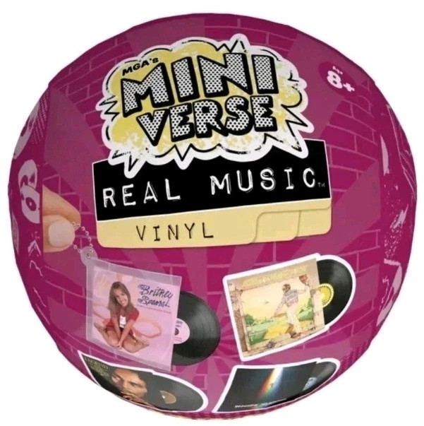 MGA’s Miniverse Real Vinyl Record Mystery Blind Ball Mini Playable Music Records