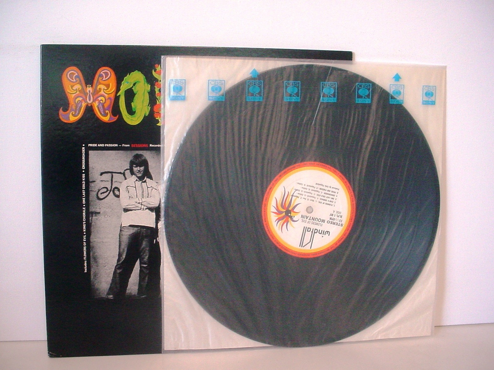 MOUNTAIN Flowers Of Evil Original JAPAN LP 1971 WINDFALL BLPL-1WF Gatefold Book