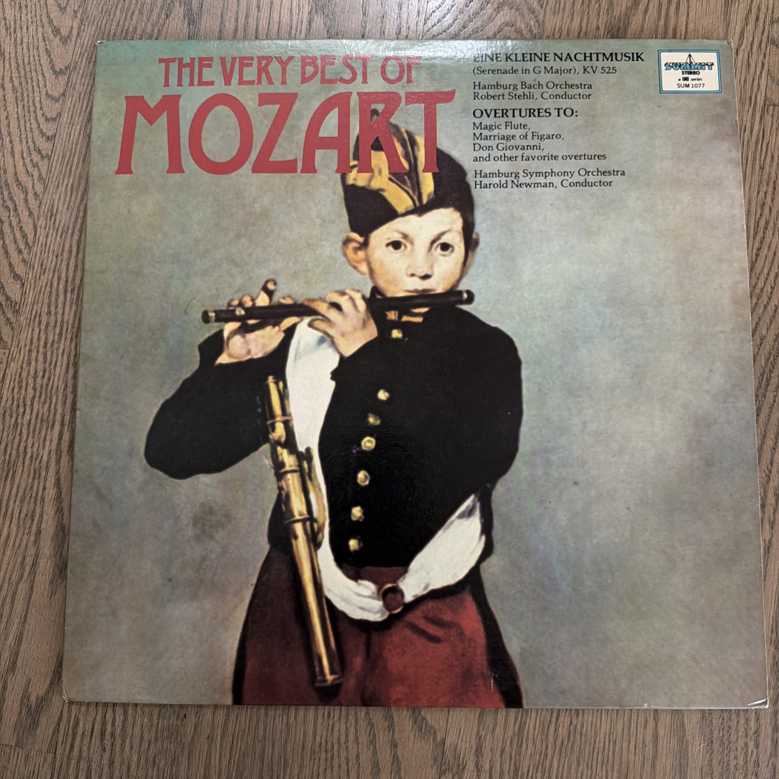Wolfgang Amadeus Mozart, The Very Best of Mozart (LP) NM Sum 1077 Summit