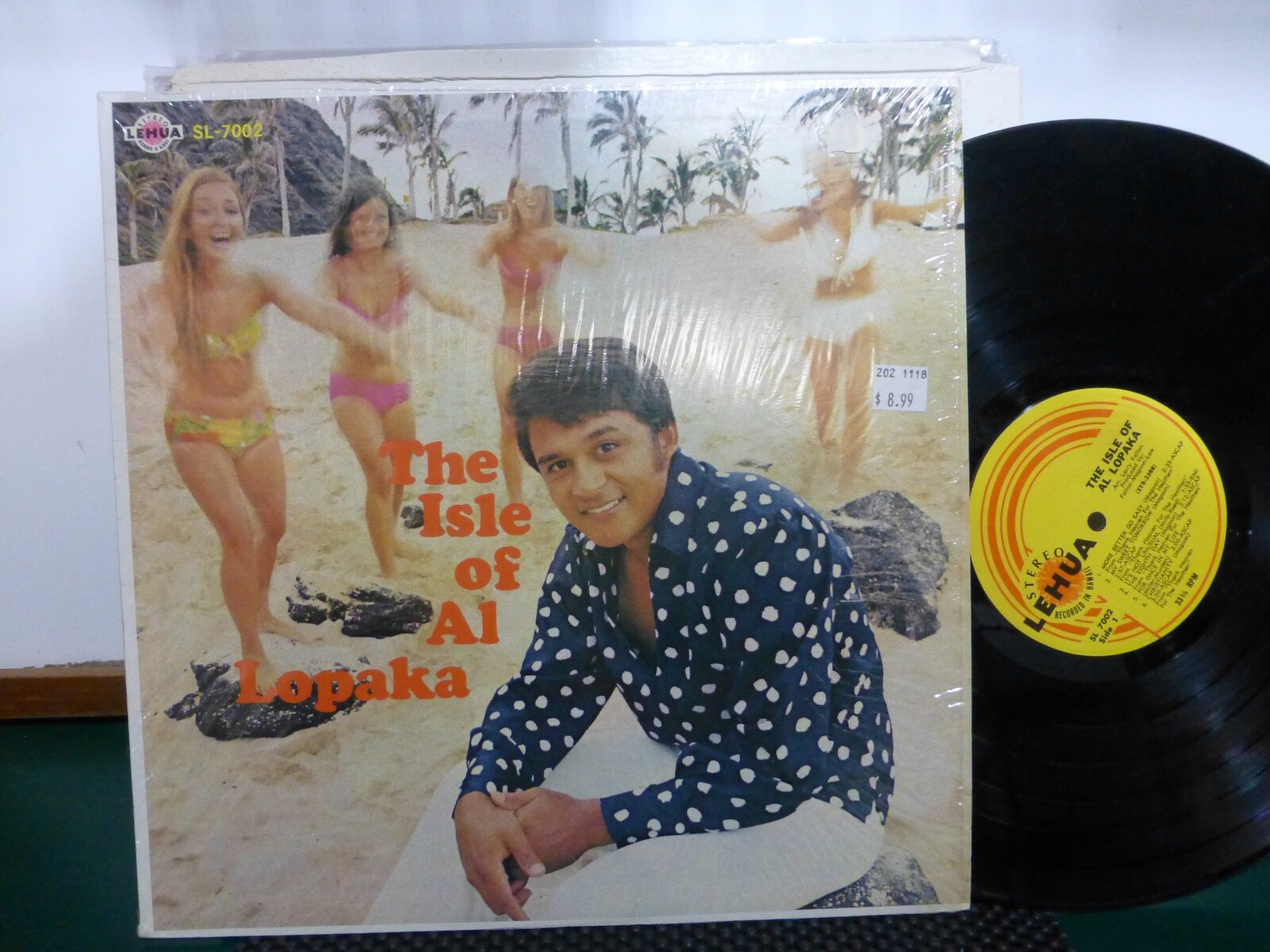 AL LOPAKA THE ISLE OF HAWAII GLAMOUR / CHEESECAKE LEHUA NEAR MINT LP