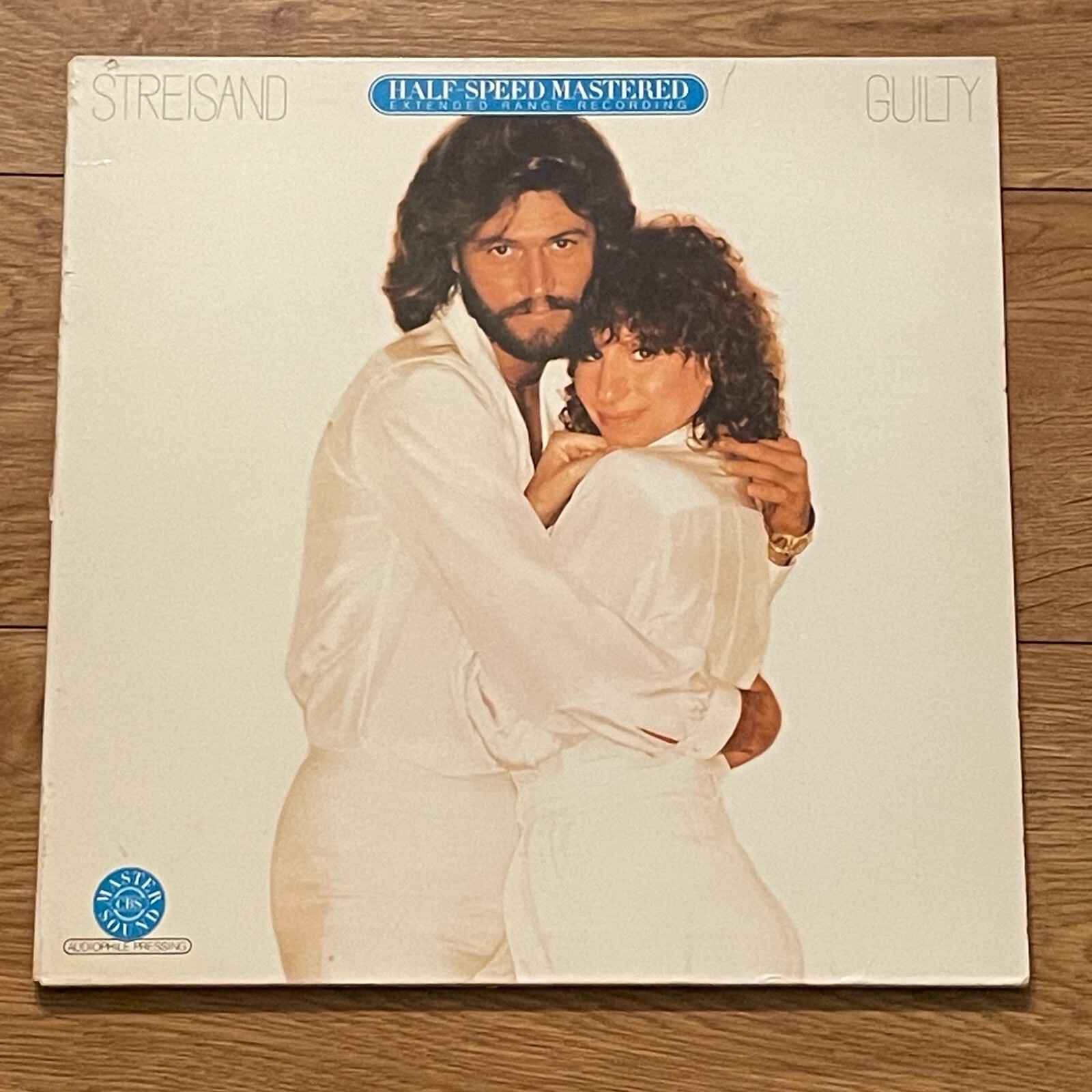 Streisand/Gibb LP: “Guilty”, 1980, Columbia (HC46750), HALF SPEED MASTERED, EXC