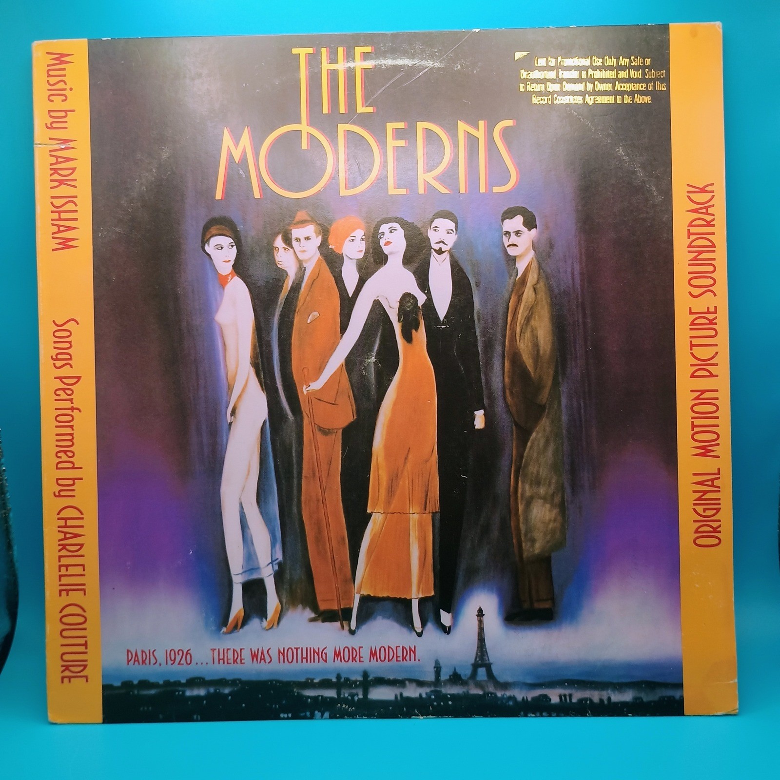 The Moderns Original Motion Picture Soundtrack Vinyl LP Mark Isham 1988 90922-1