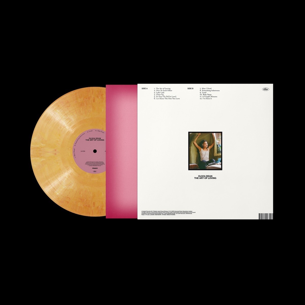 The Art of Loving D2C Alt Art LP Olivia Dean Orange ❇️SHIPS NOW❇️