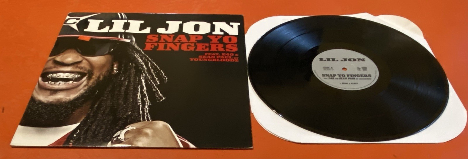 Vintage/Vinyl 12″ Single. Lil Jon. Snap Yo Fingers. Crunk/Rap. TVT-2841-0. READ!