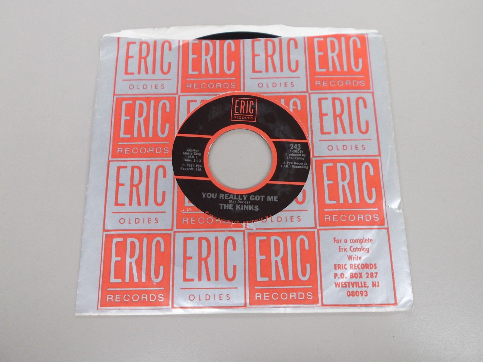 Kinks – You Really Got Me / A Well Respected Man – Eric 243 NM