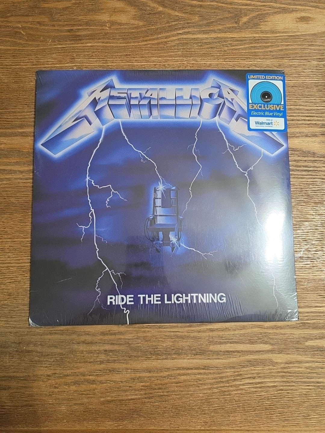 Metallica Ride The Lightning (WM Exclusive Electric Blue Vinyl, 2021) READ DESCR