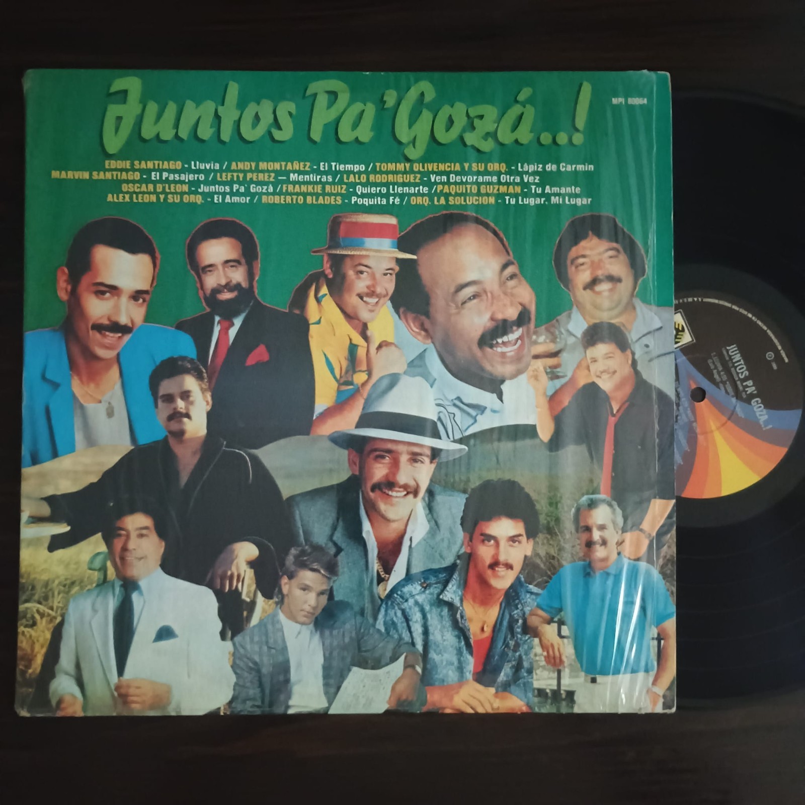 VARIOUS Juntos Pa’ Gozá..! LP EX VINYL 1989 SALSA MEXICO PRESSING goza