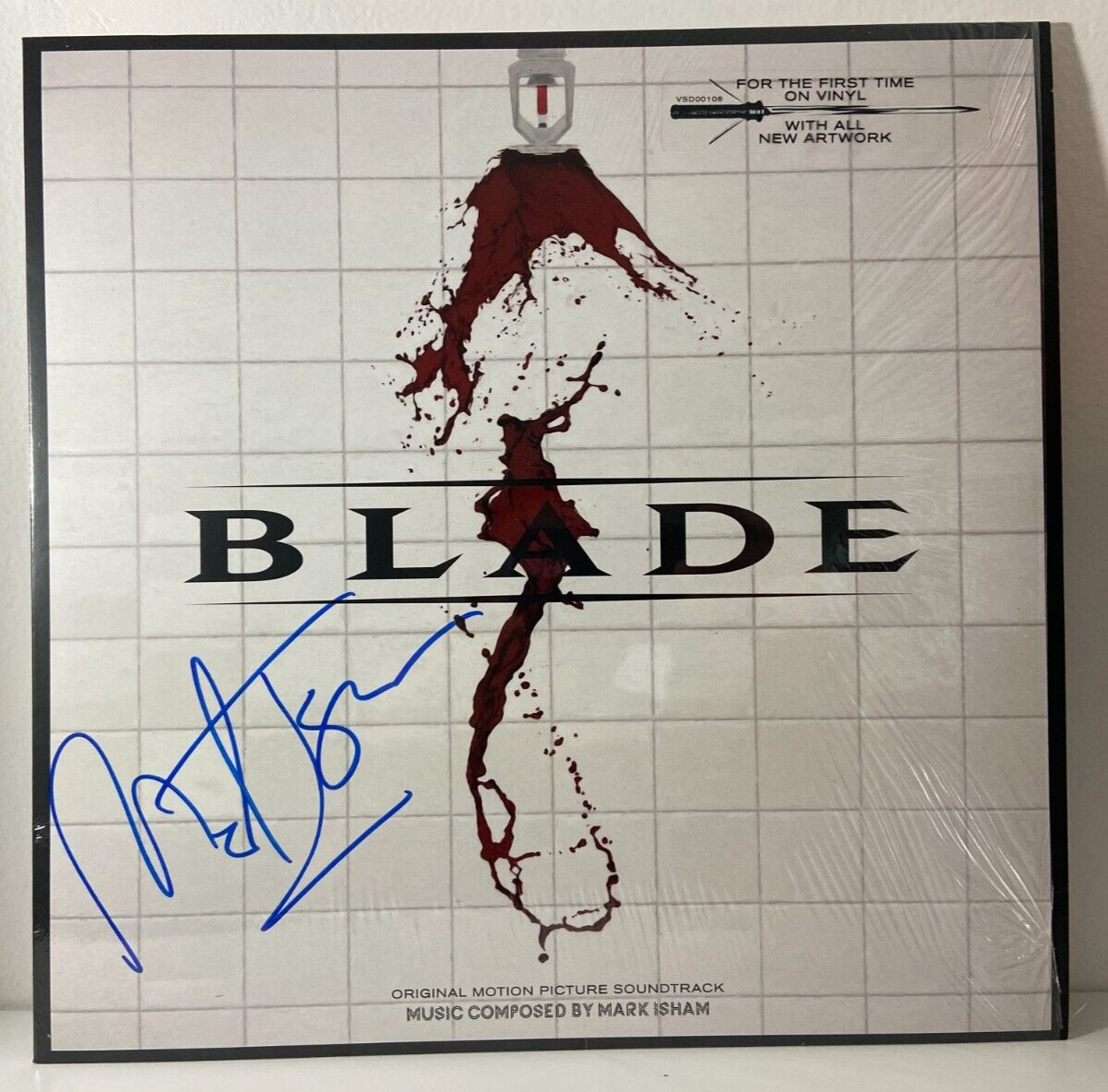 BLADE Original Motion Picture Soundtrack Vinyl LP 2019 signed by MARK ISHAM