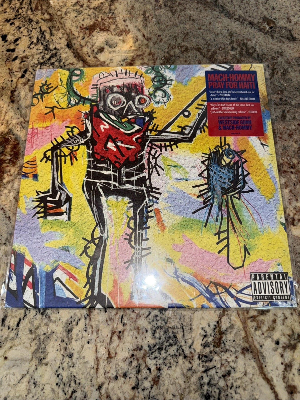 Mach Hommy Pray For Haiti Limited Edition PINK Vinyl /400 Westside Gunn Griselda