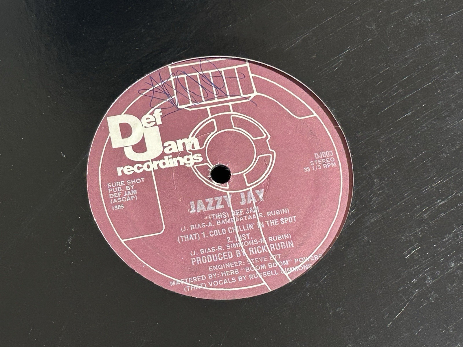 JAZZY JAY 12″ COLD CHILLIN’ THE SPOT