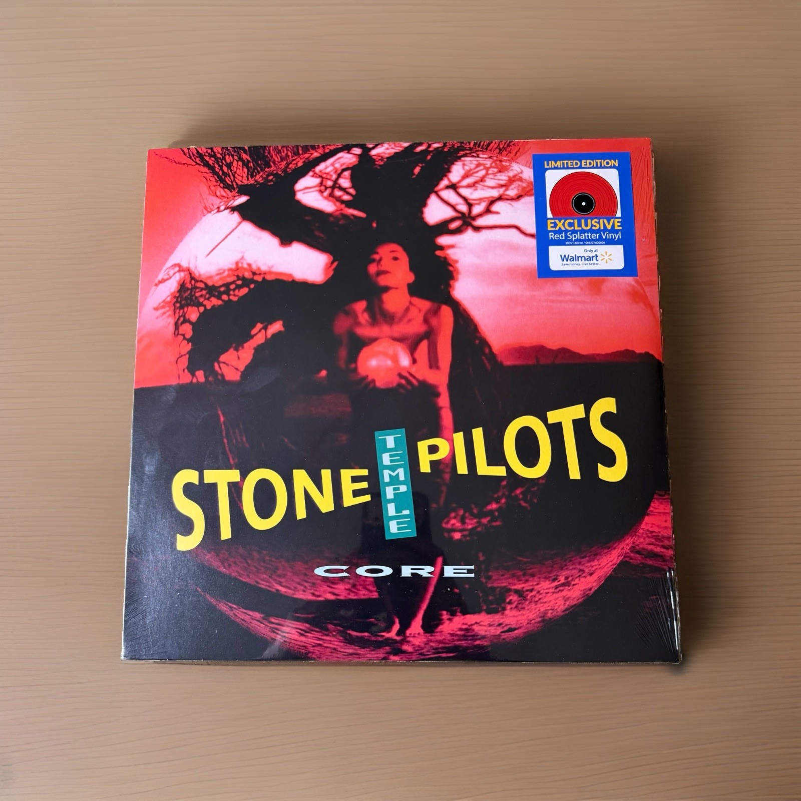Stone Temple Pilots Core Walmart Exclusive Red Splatter Vinyl LP Sealed