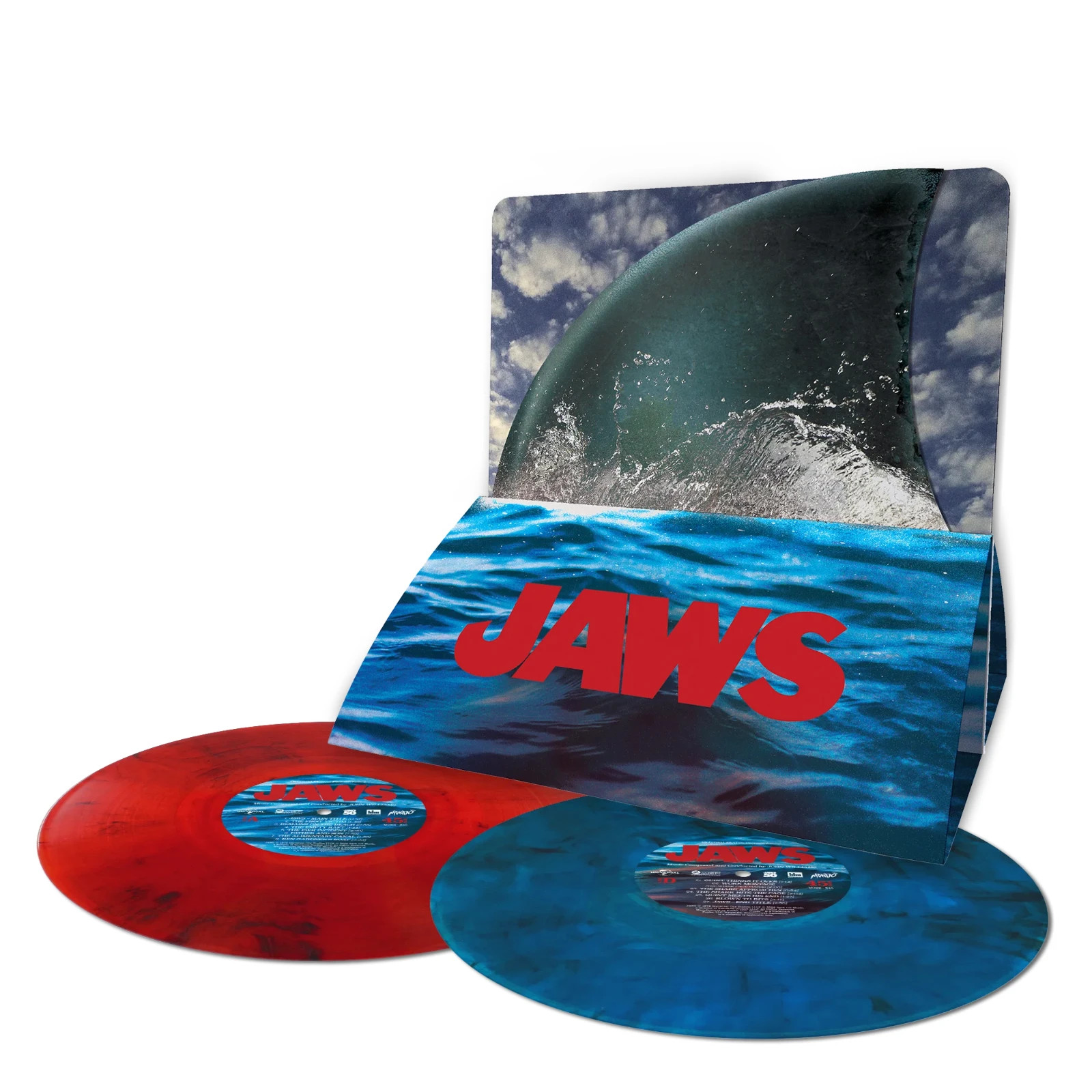 Mondo – Jaws 50 – Original Motion Picture Score – 2xLP Red & Blue Vinyl – NEW