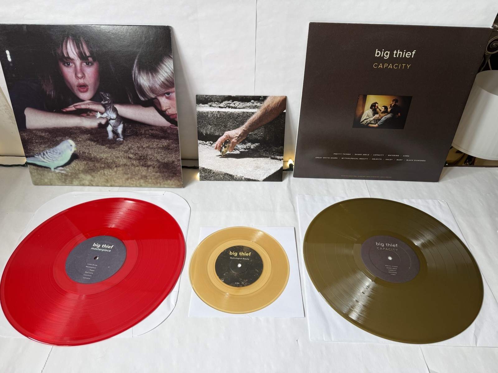 Big Thief Masterpiece Red /250 + Capacity Gold + Mythological Beauty 7″ Bundle