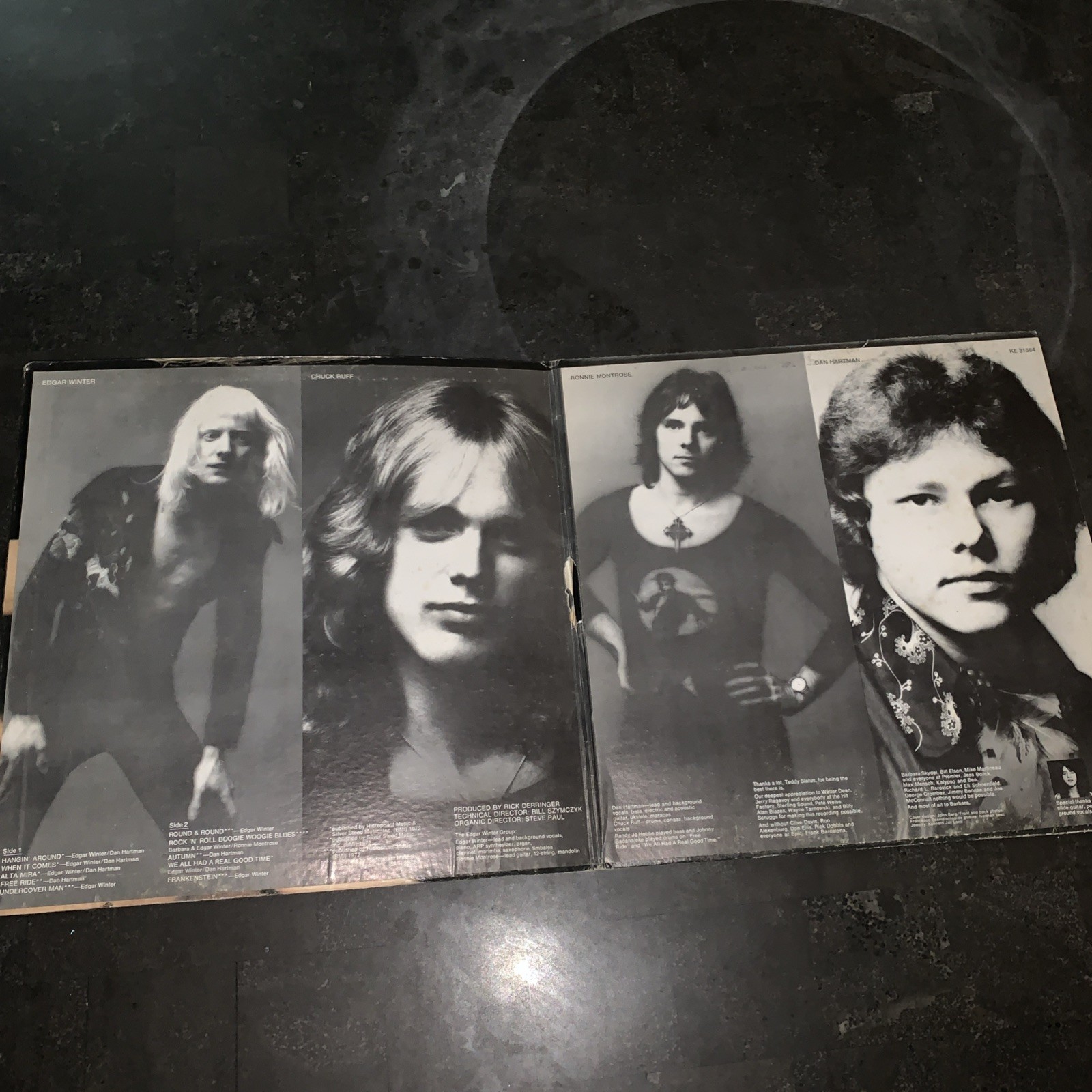 The Edgar Winter Group. They Only Come Out At Night. Vinyl LP. 1972 Gatefold