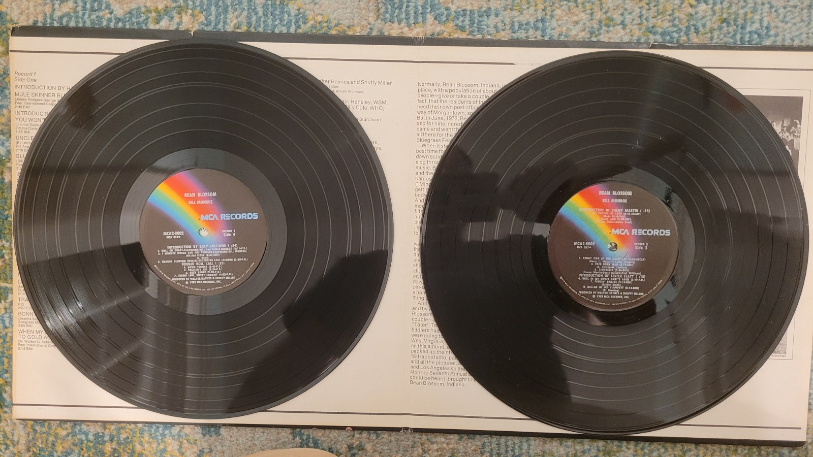Various – Bean Blossom 2xLP DOUBLE LP. MCA Records MCA-2 8002 VERY NICE!