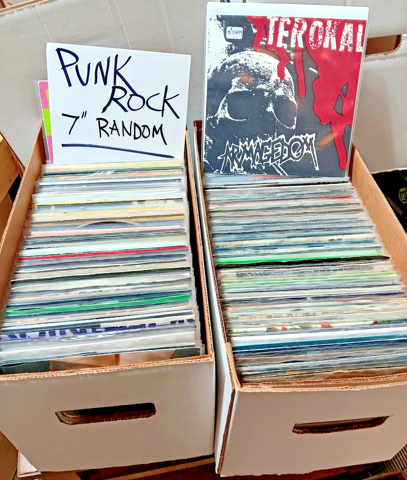 Lot of Five PUNK ROCK 7″ Vinyl Records w/PS Random Mystery Mix VF/NM We Choose