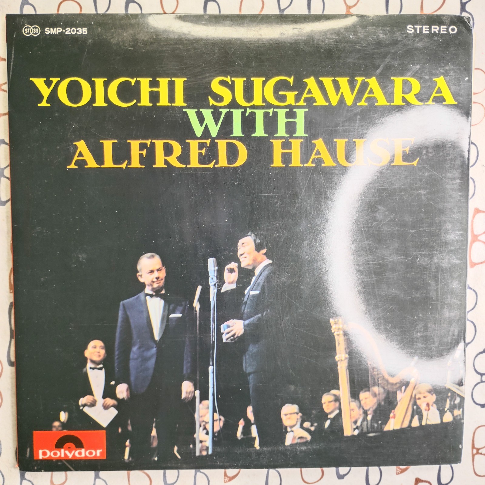 Yoichi Sugawara With Alfred Hause 1968 LP Album Vocal Japan Jazz Pop VG+/VG