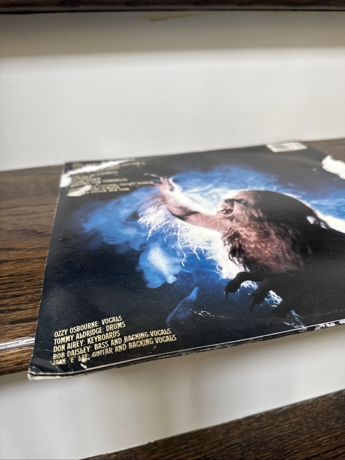 OZZY OSBOURNE Vinyl Bark At The Moon LP Original 1983 CBS Record SEE VIDEO