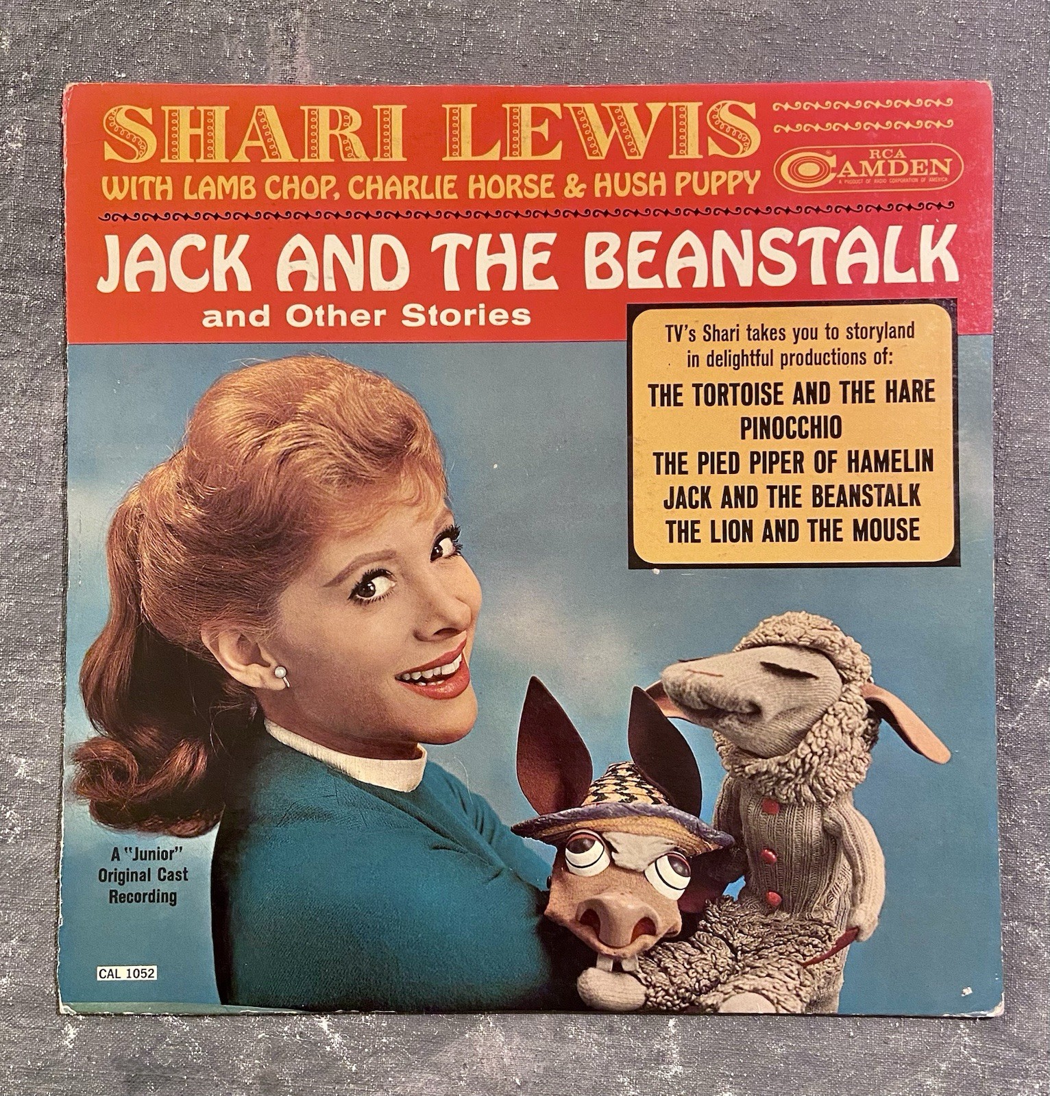 Shari Lewis Jack And The Beanstalk vinyl LP RCA Camden records CAL 1052 1964