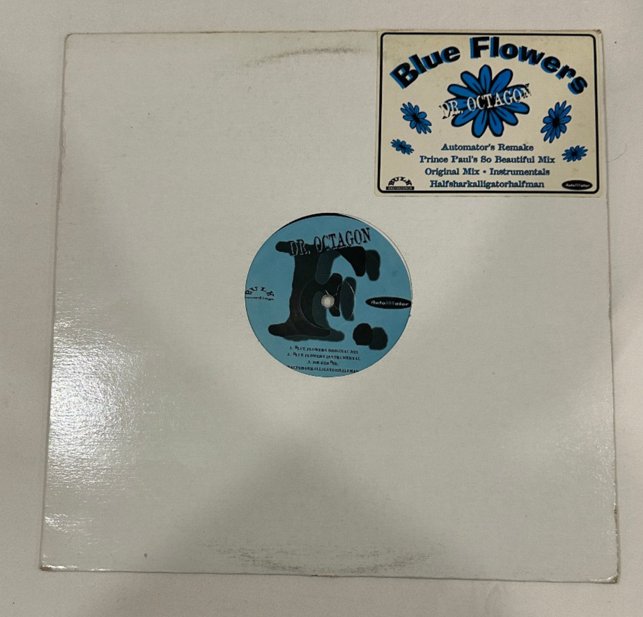 Dr. Octagon – Blue Flowers 12″ Single Vinyl Record. VG+. 1996. Kool Keith.