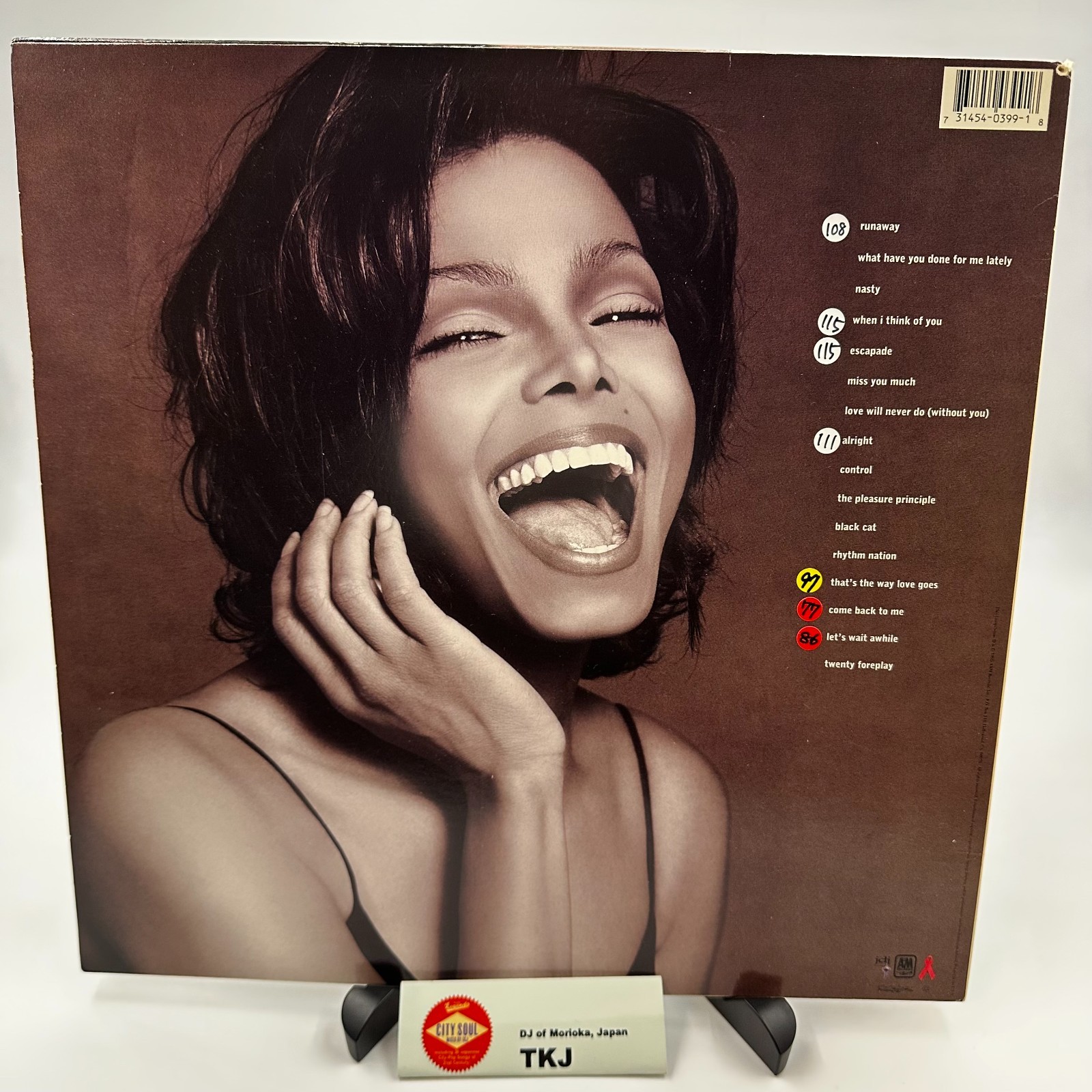 [Good Condition] Janet Jackson / Design Of A Decade 1986 -1996 Original 1996 US