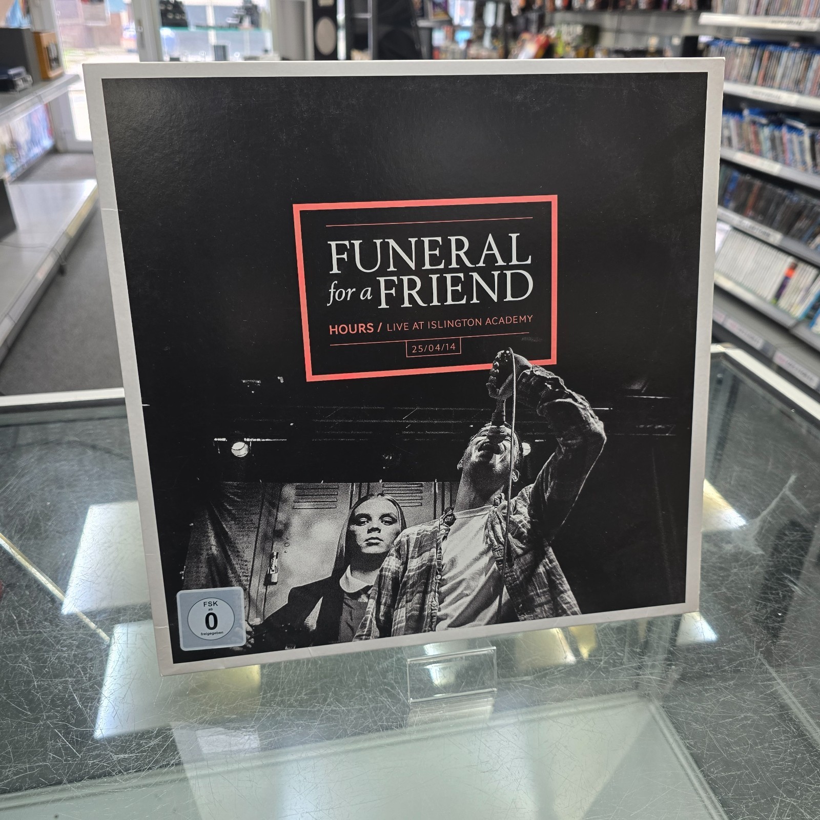 FUNERAL FOR A FRIEND – HOURS / LIVE AT ISLINGTON ACADEMY WHITE VINYL/DVD LP 12″