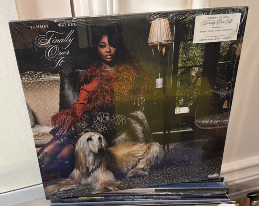 Summer Walker – Finally Over It – Light Blue 2xLP Vinyl Records 12″ NEW sealed