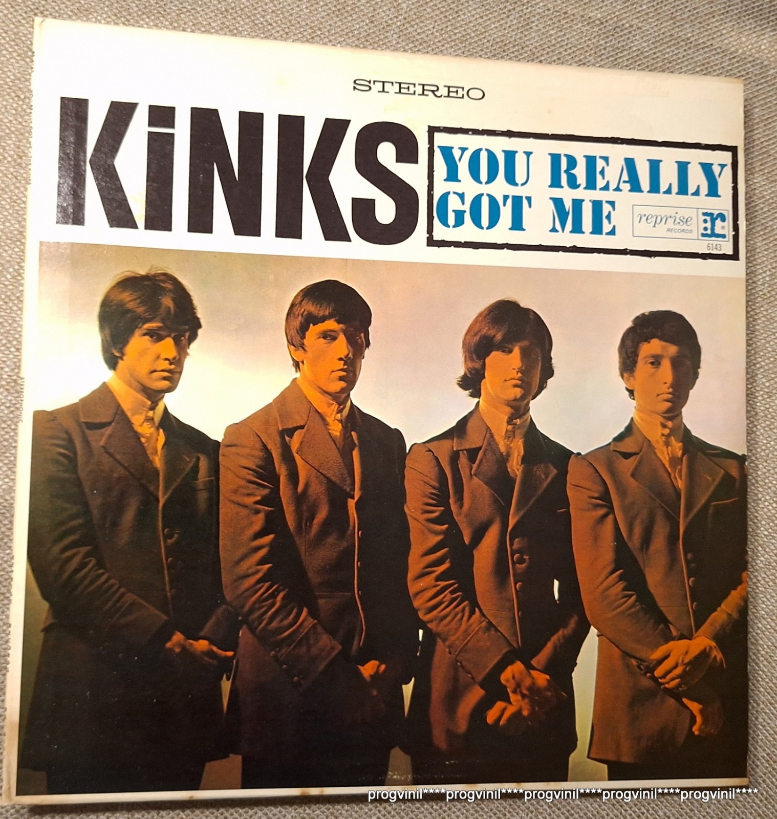 The Kinks ‎– You Really Got Me LP Vinyl rock 1968, Stereo, Santa Maria pressing