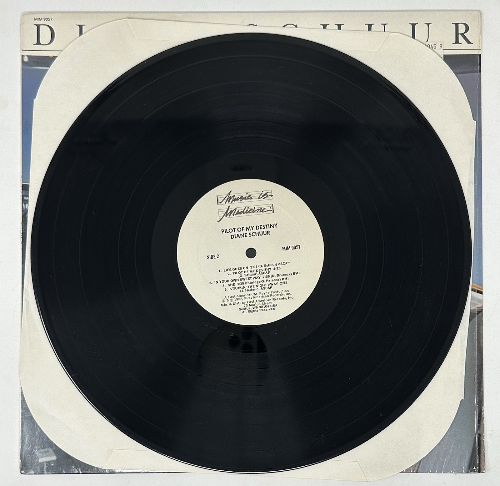 Diane Schuur Pilot Of My Destiny 1982 LP Music Is Medicine Vocal Jazz Near Mint