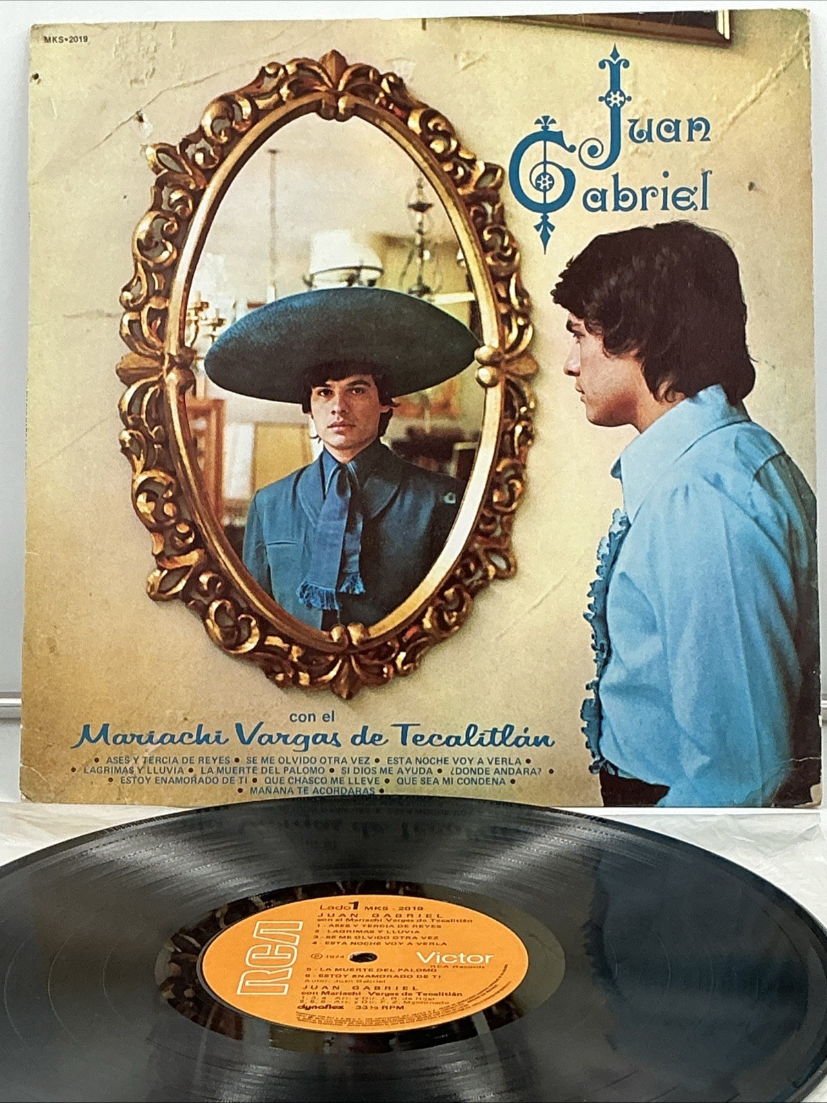 Juan Gabriel Con Mariachi Vargas De Tecalitlan Vinyl LP: México 1974, EX Cond.