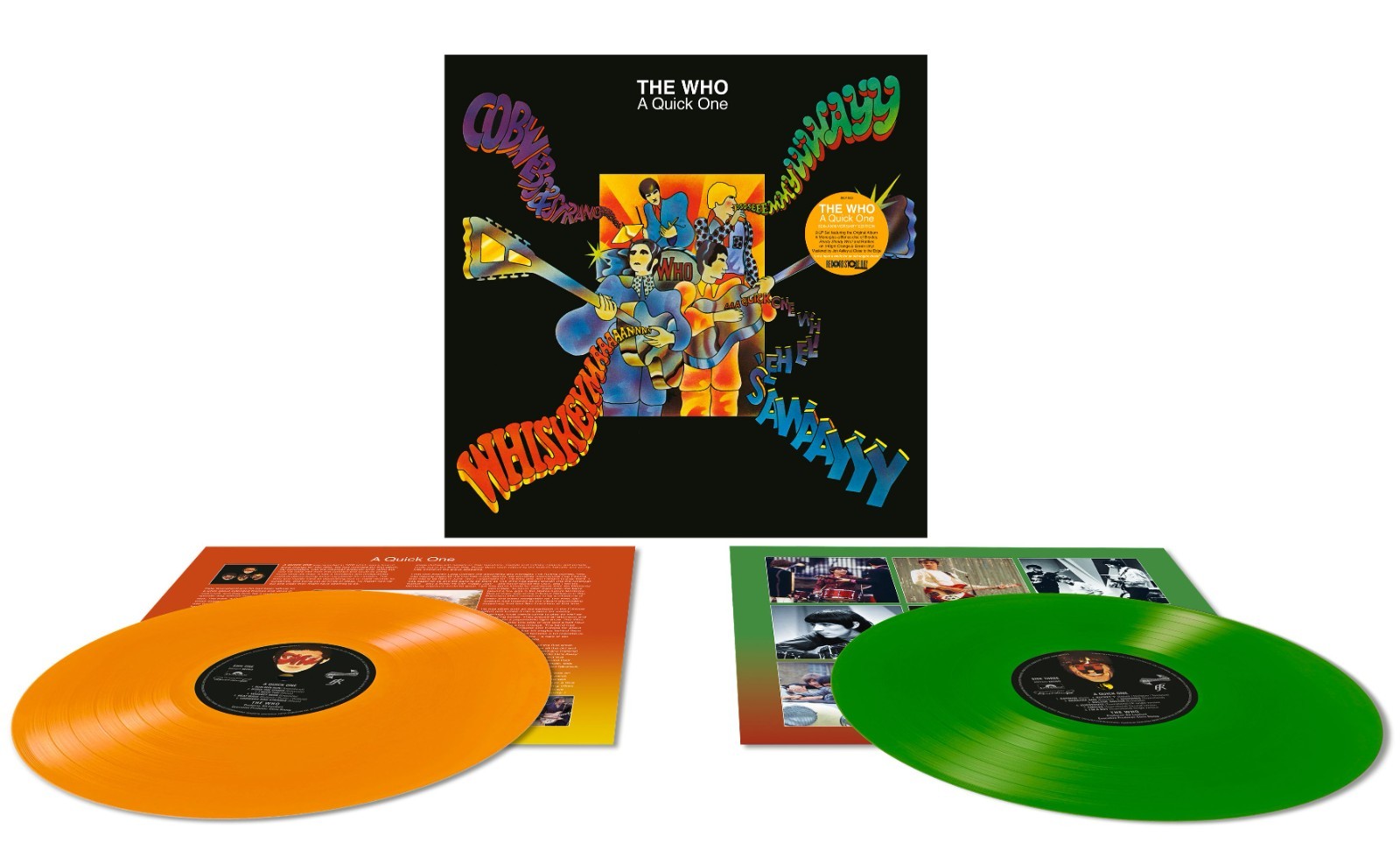 The Who A Quick One RSD2026 2 LP Orange & Green Vinyl 33 RPM