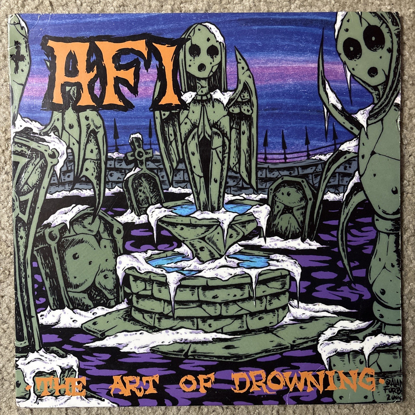 AFI The Art of Drowning LP 2000 US Nitro 158335-1 First Pressing VG/VG