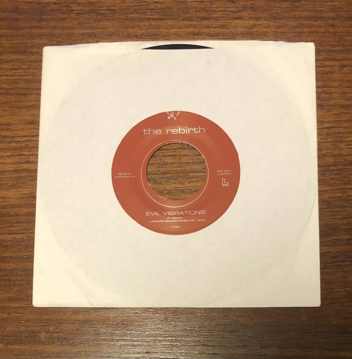The Rebirth Evil Vibrations 7 Inch Vinyl Record Mighty Ryeders Cover EX