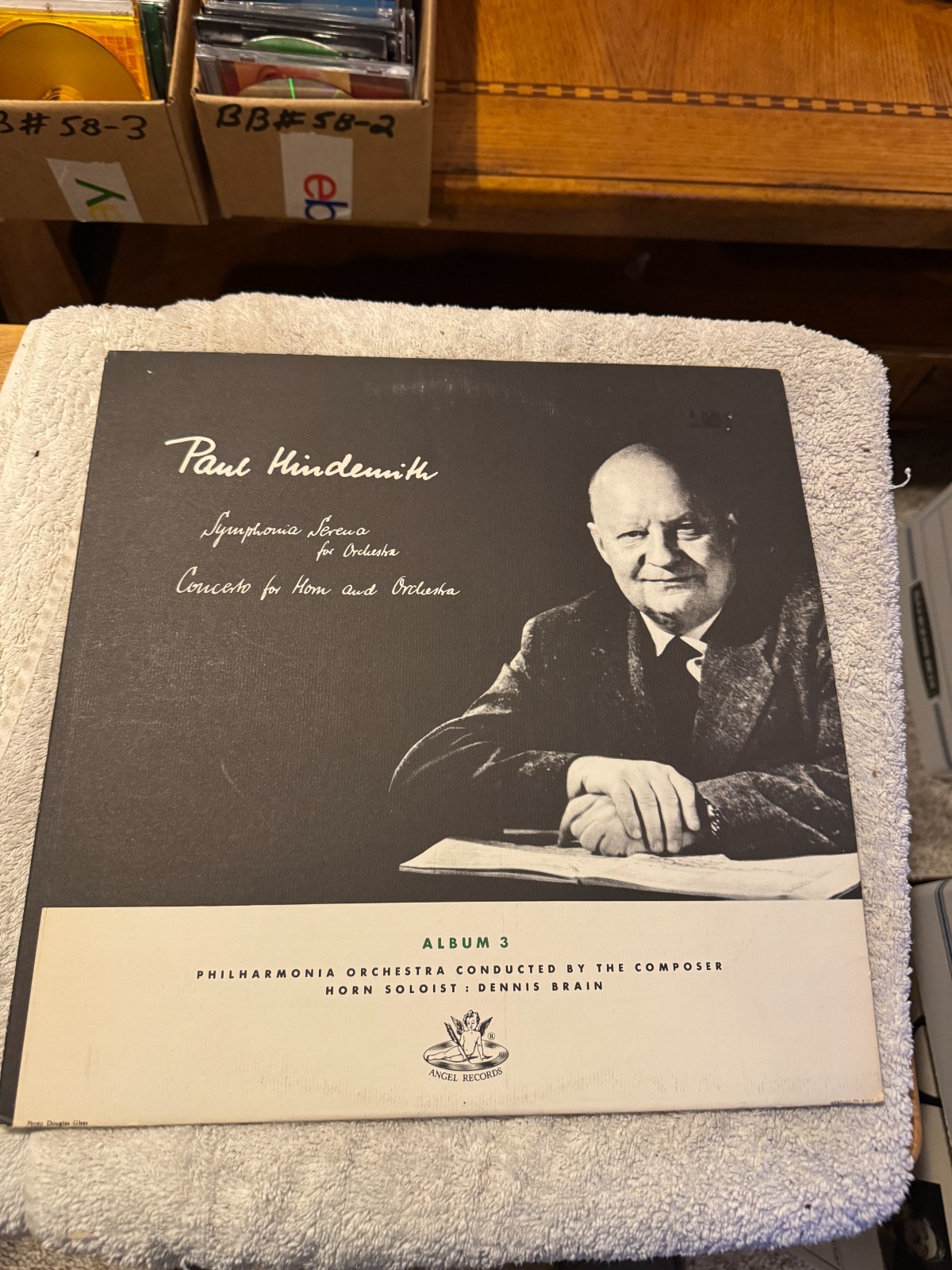 Paul Hindemith – Symphonia Serena For Orchestra LP – GOOD CONDITION W/DUST SLEE