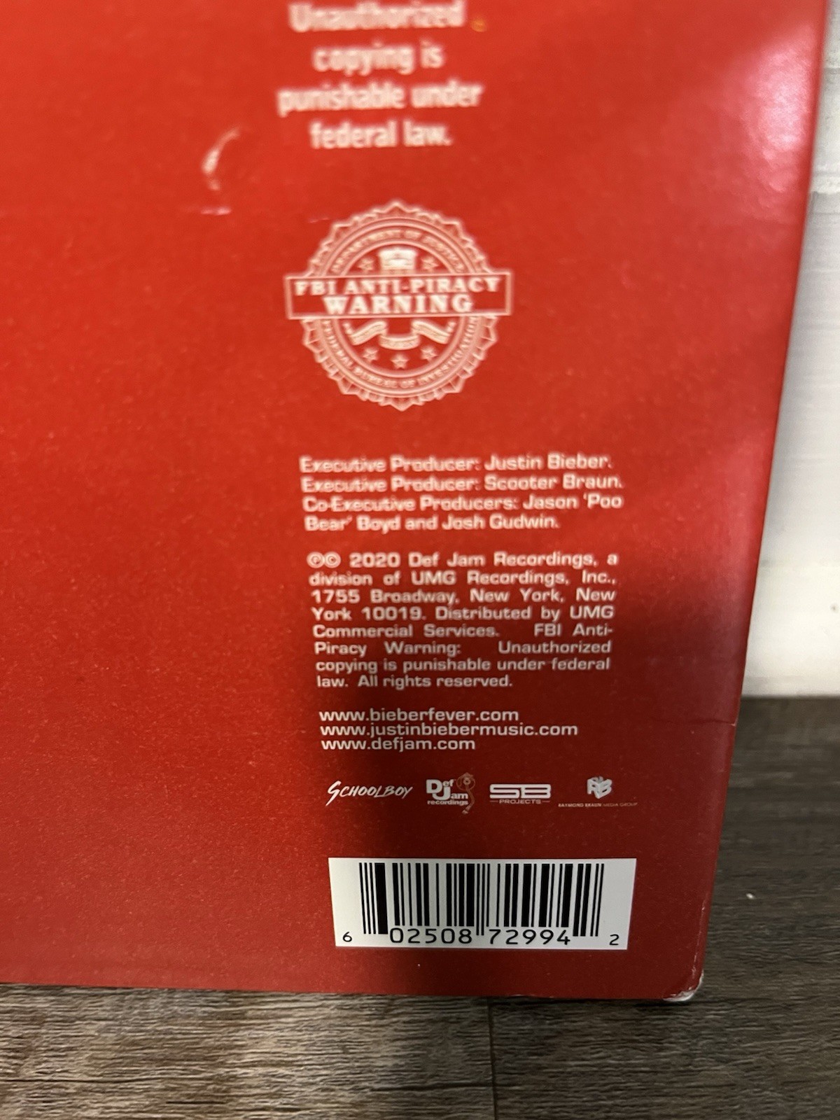 Justin Bieber – Changes Red Colored Vinyl, Gatefold LP Jacket, VG+/VG+!