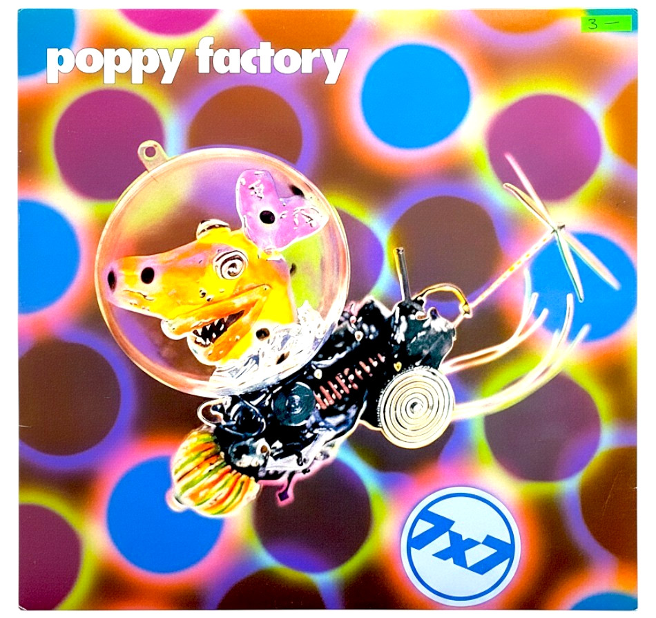 Poppy Factory 7×7 Vinyl 12″ EP 1991 | Chrysalis UK POPPYX2 | Indie Rock Pop